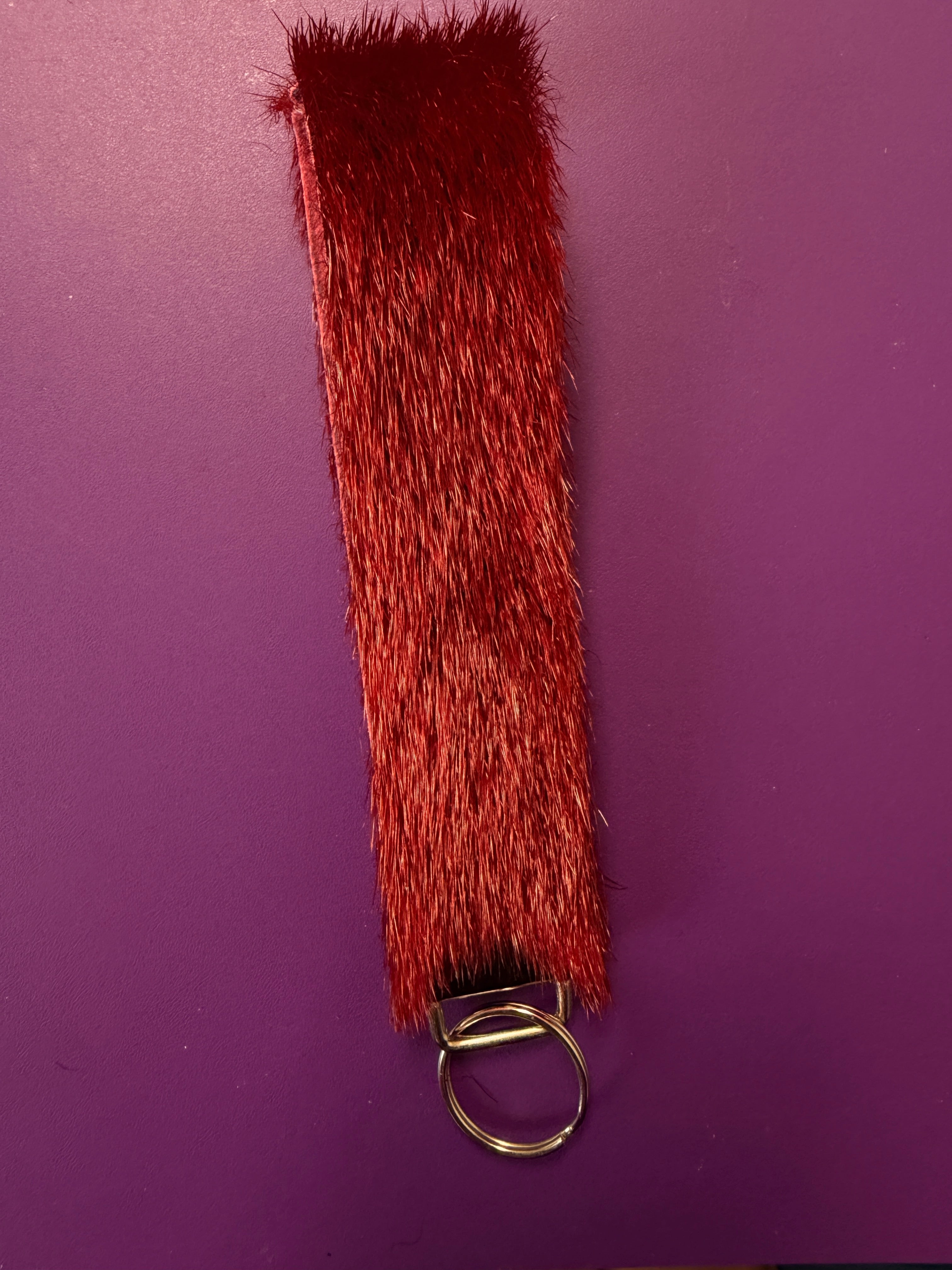Sealskin Wristlet Keychain