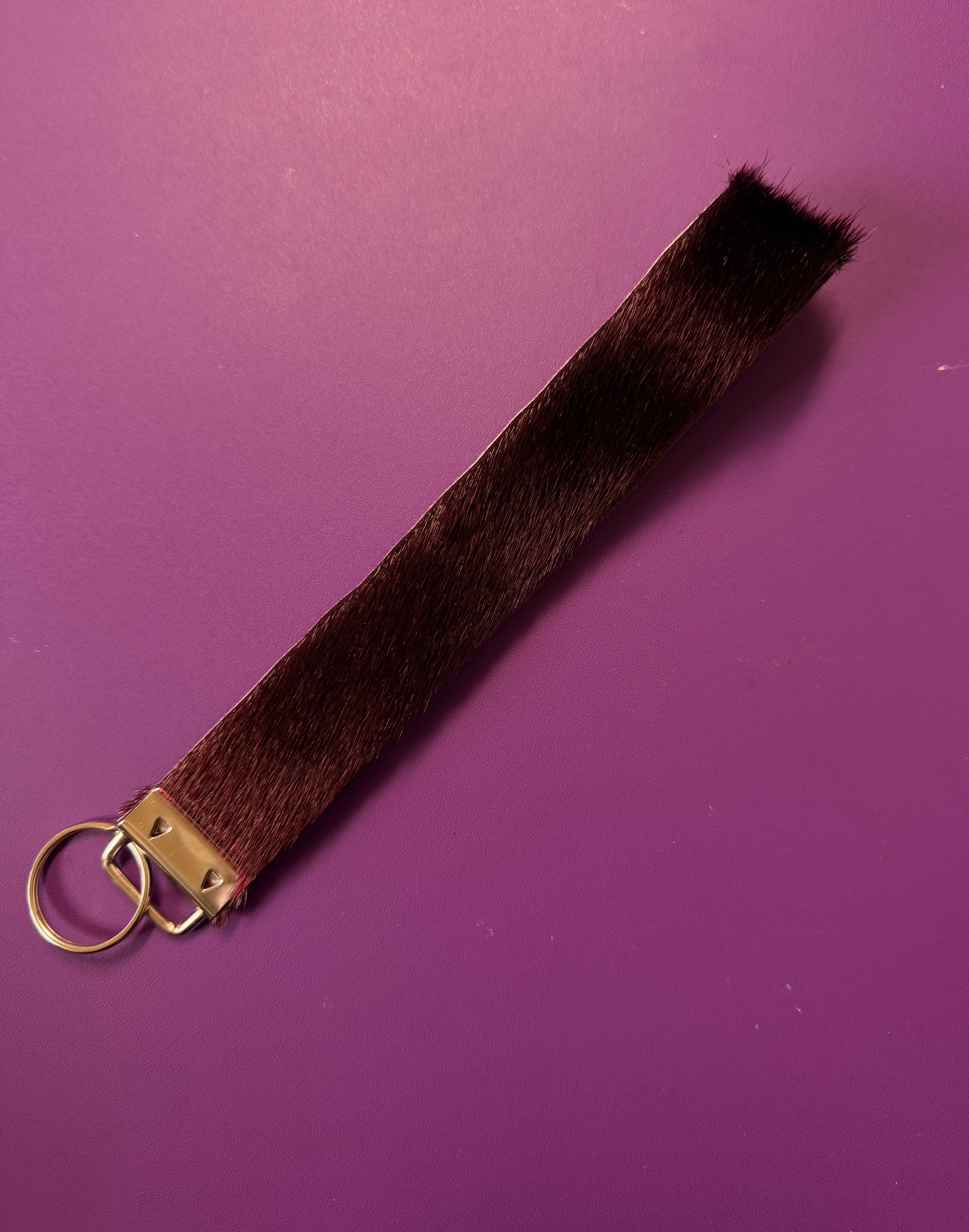 Sealskin Wristlet Keychain
