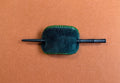 Hair Barrette - Forest Green