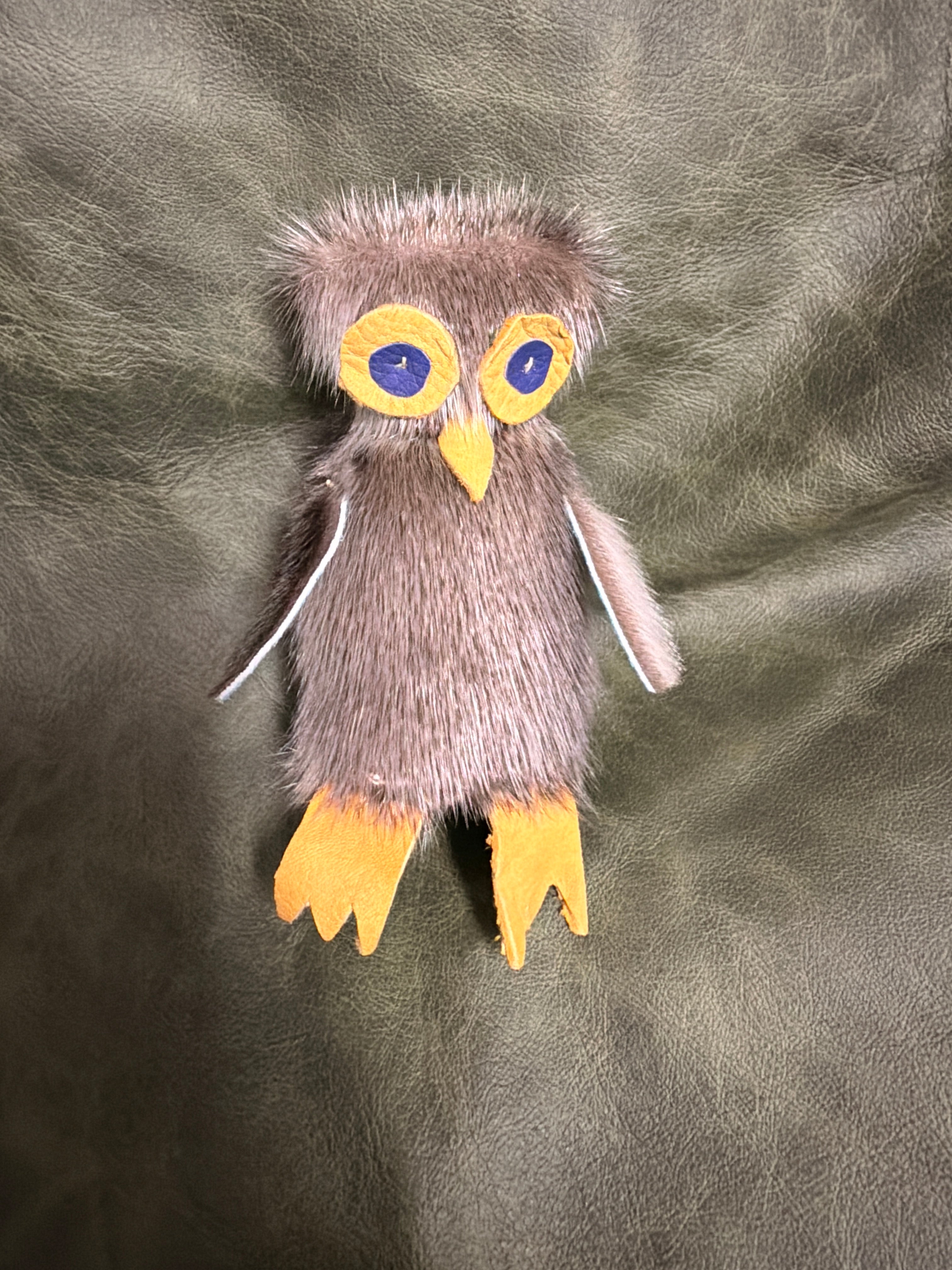 Sealskin Ookpik - Dark Blue Eyes