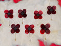 Poppy made with Sealskin