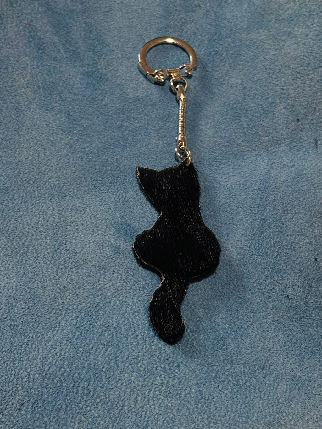 Sealskin Cat Keychain