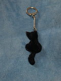 Sealskin Cat Keychain