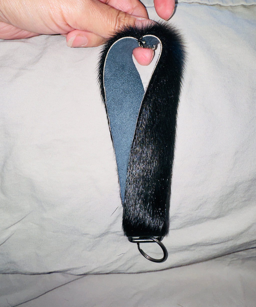 Sealskin Wristlet Keychain