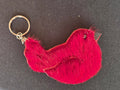Sealskin Cardinal Keychain